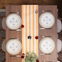 RC Yarn-Dyed Franca Yellow Stripes Table Runner (Pack of 1)