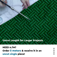 Quilted Polyester Fabric Forest Green Fabric