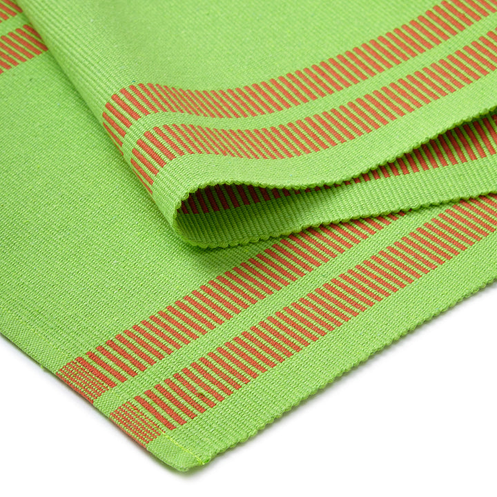 Cotton Sage & Off White Table Runner (Pack of 1)
