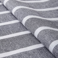 RC Yarn-Dyed Roma Grey Stripes Table Runner (Pack of 1)