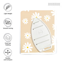 20s Sheeting Daisy Beige Ironing Mat (Pack of 1)