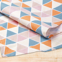 Cotton Twill Triangles Apricot Table Runner (Pack of 1)