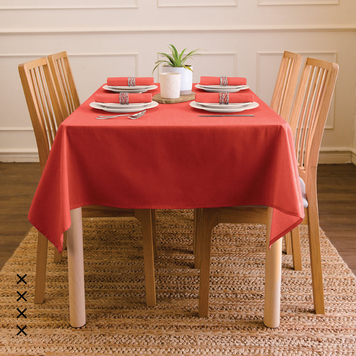 Cotton Brick Table Cloth (Pack of 1)