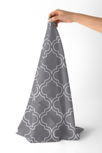 20s Sheeting Grey Tiles Fabric (1 Meter)