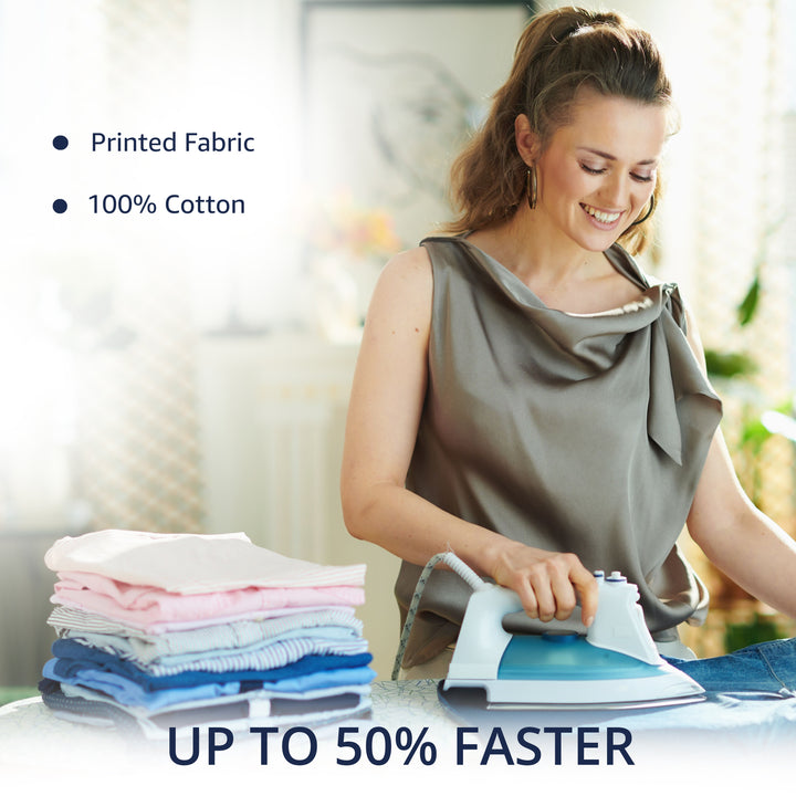20s Sheeting Grey Tiles Ironing Board Cover (Pack of 1)