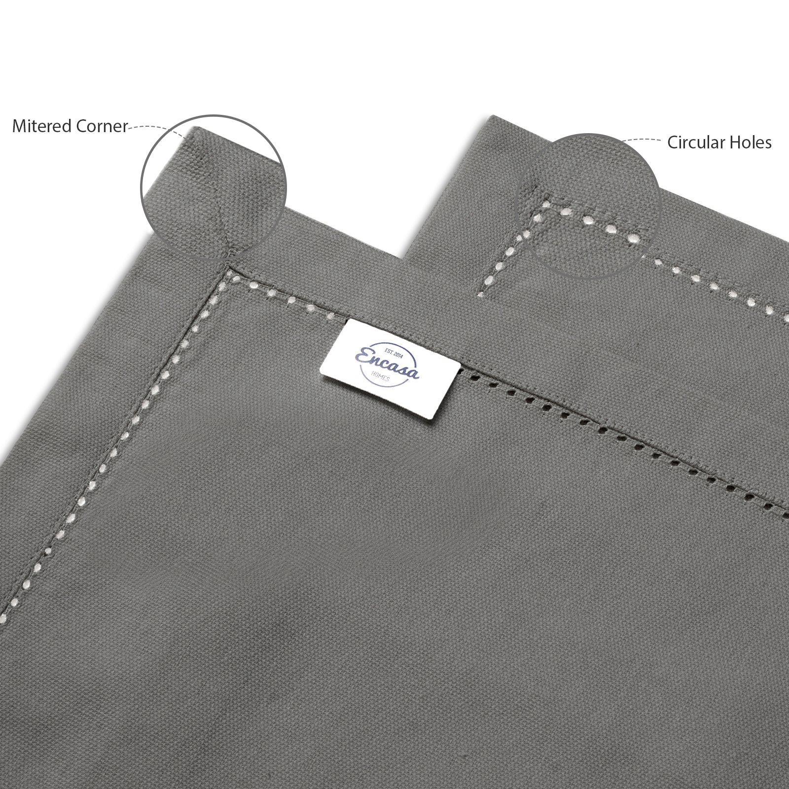 Cotton Grey Placemat (Pack of 4)