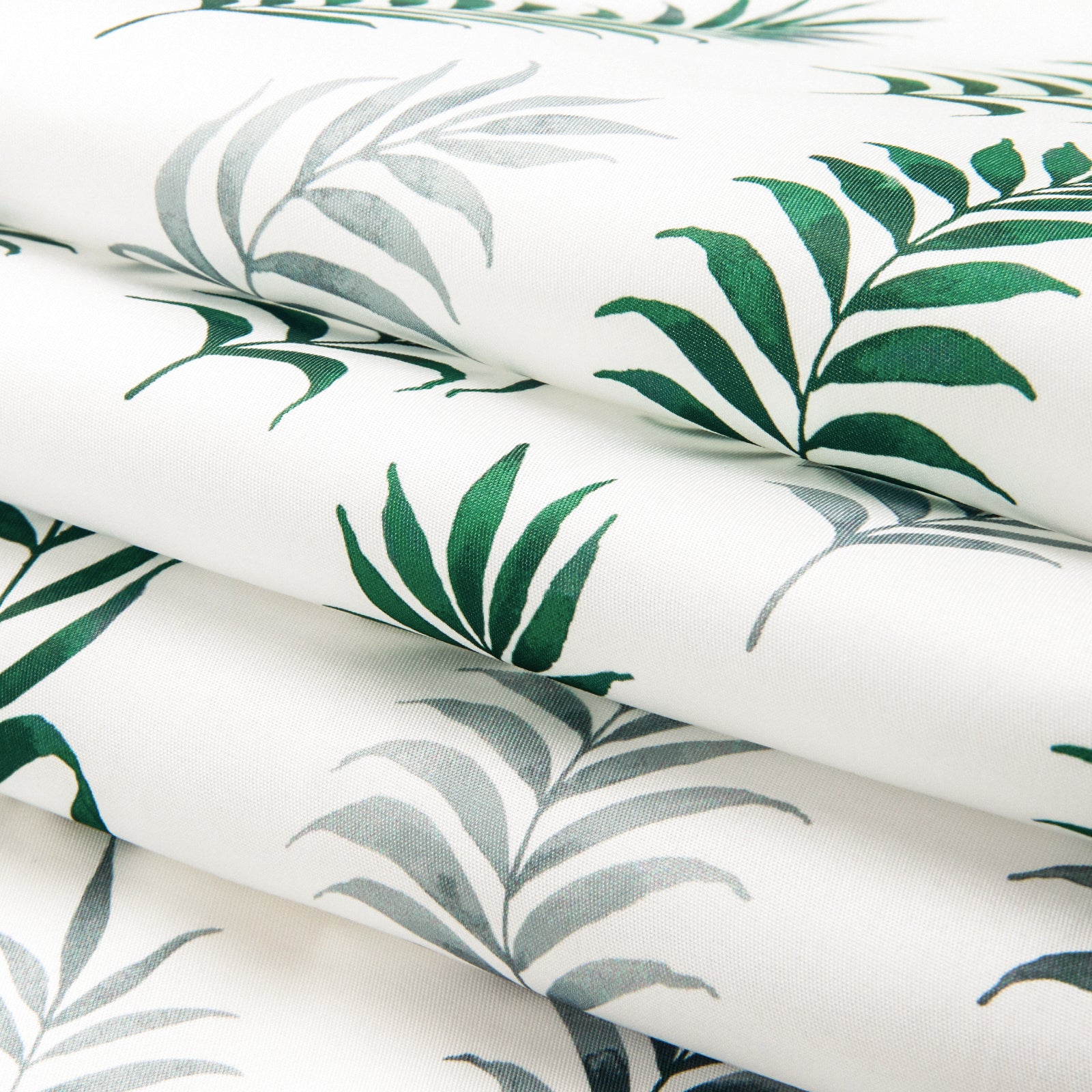 Polyester Palm Green Table Cloth (Pack of 1)