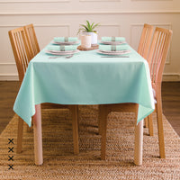 Cotton Egg Blue Table Cloth (Pack of 1)