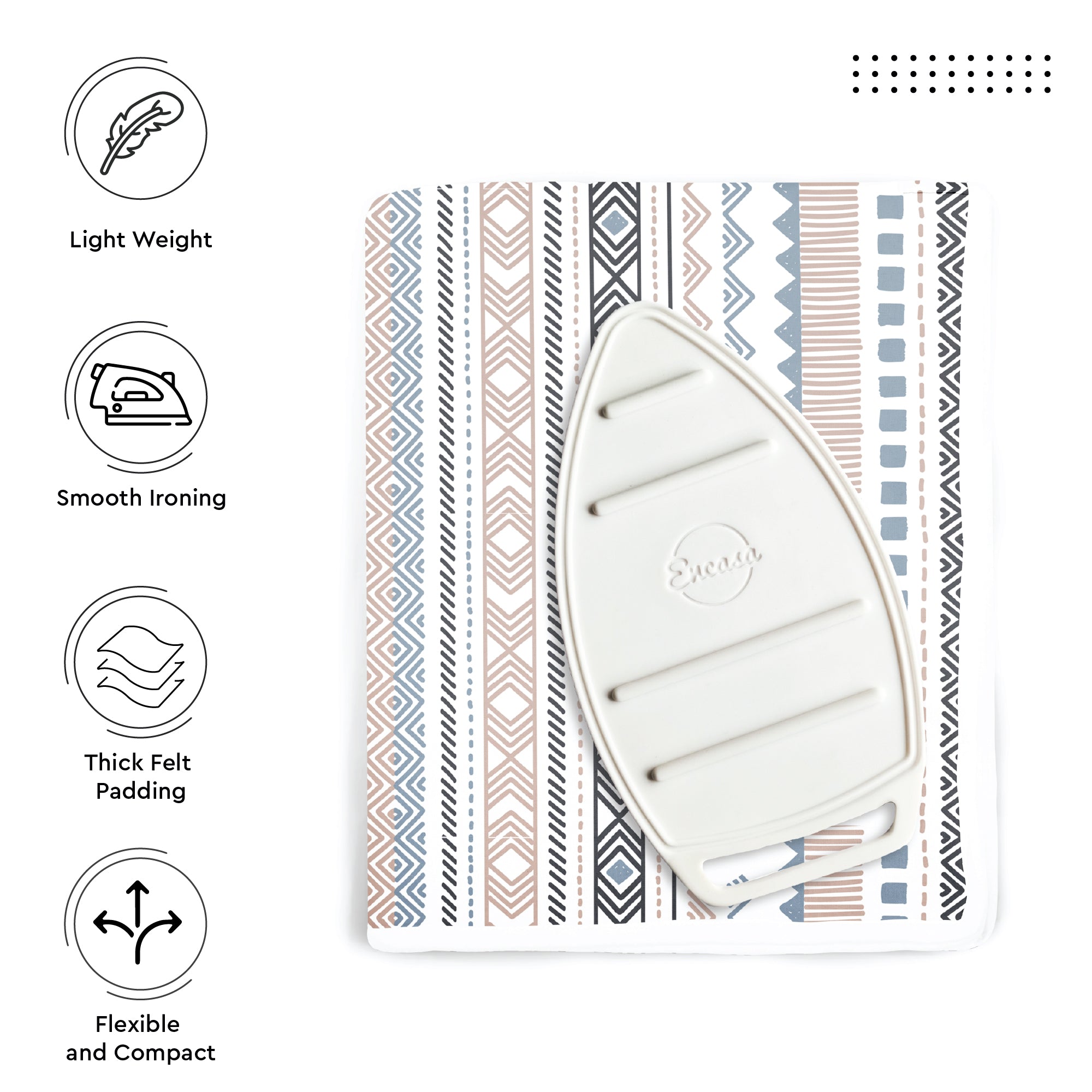 Daisy Blue Ironing Mat (Pack of 1)
