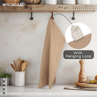 Cotton Beige Kitchen Towel (Pack of 4)