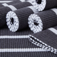 Cotton Roma Grey Stripes Placemat (Pack of 6)