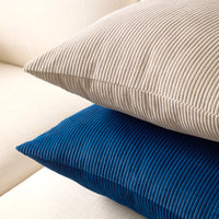 Corduroy Navy Blue Cushion Cover
