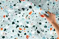 Cotton Terrazzo Mint Table Cloth (Pack of 1)
