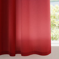 Canvas Deep Red Curtain (Pack of 1)