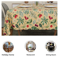 Polyester Cherry Table Cloth (Pack of 1)