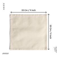 Cotton Natural Table Napkins (Pack of 12)