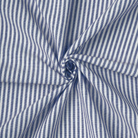 Cotton Ticking Navy Blue Table Runner (Pack of 1)