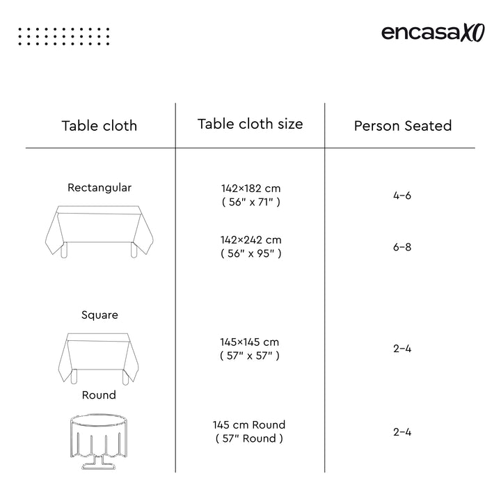 Cotton Aztec Blue Table Cloth (Pack of 1)