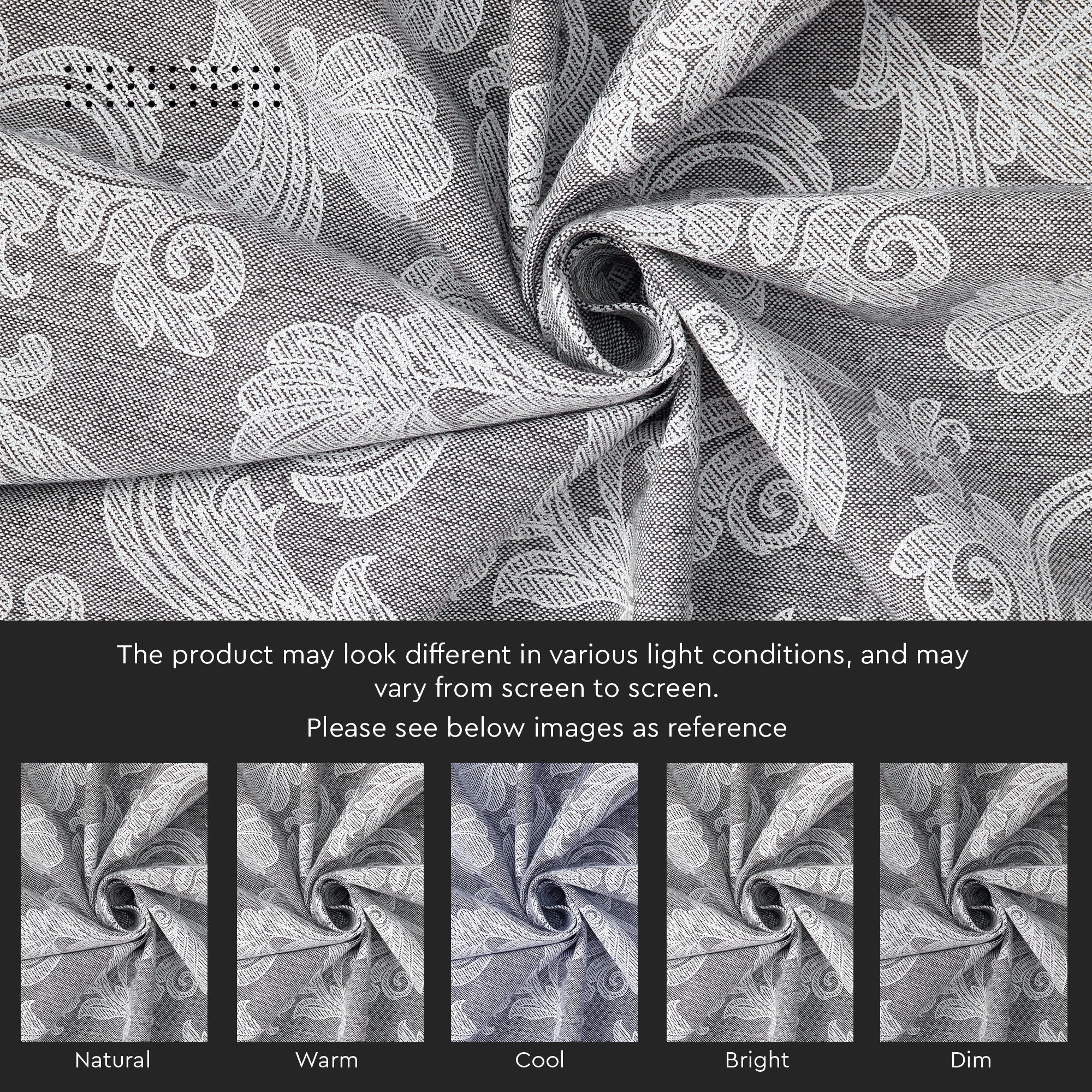 Cotton Grey Table Runner (Pack of 1)