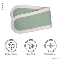 Cotton Sage & Off White Table Runner (Pack of 1)