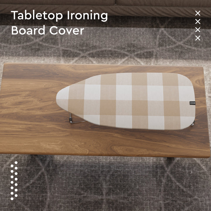 Cotton Buffalo Beige Ironing Board Cover (Pack of 1)