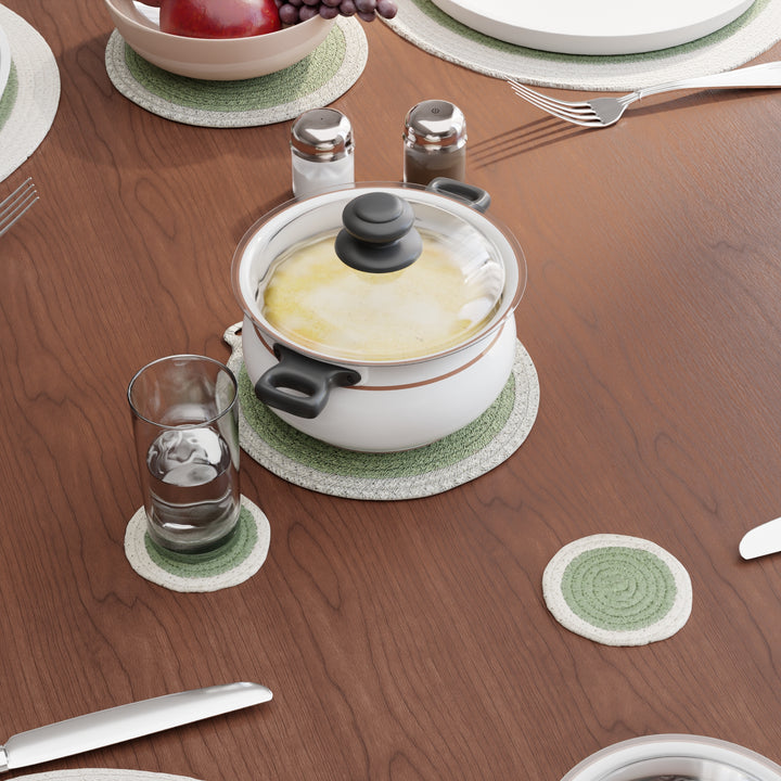 Cotton Sage Dinning Table Combo (Pack of 11)