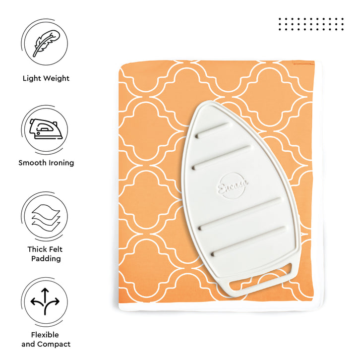 20s Sheeting Peach Tiles Ironing Mat (Pack of 1)