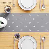 Blackout Buti Medium Grey Table Runner (Pack of 1)