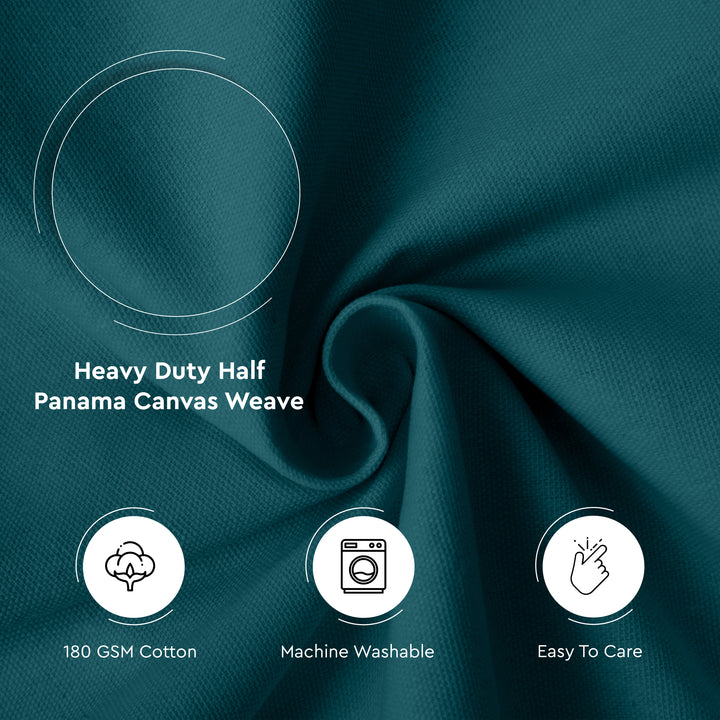 Mercerised Cotton Canvas Fabric, 100x150 cm Wide | Sold by the Metre, Cut to Length | Fabric For Cushions, Sofa Covers, Light Upholstery, Embroidery, Dress Material