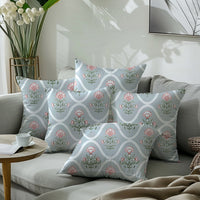 Micro Light Grey Cushion Cover