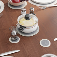 Cotton Grey Dinning Table Combo (Pack of 11)