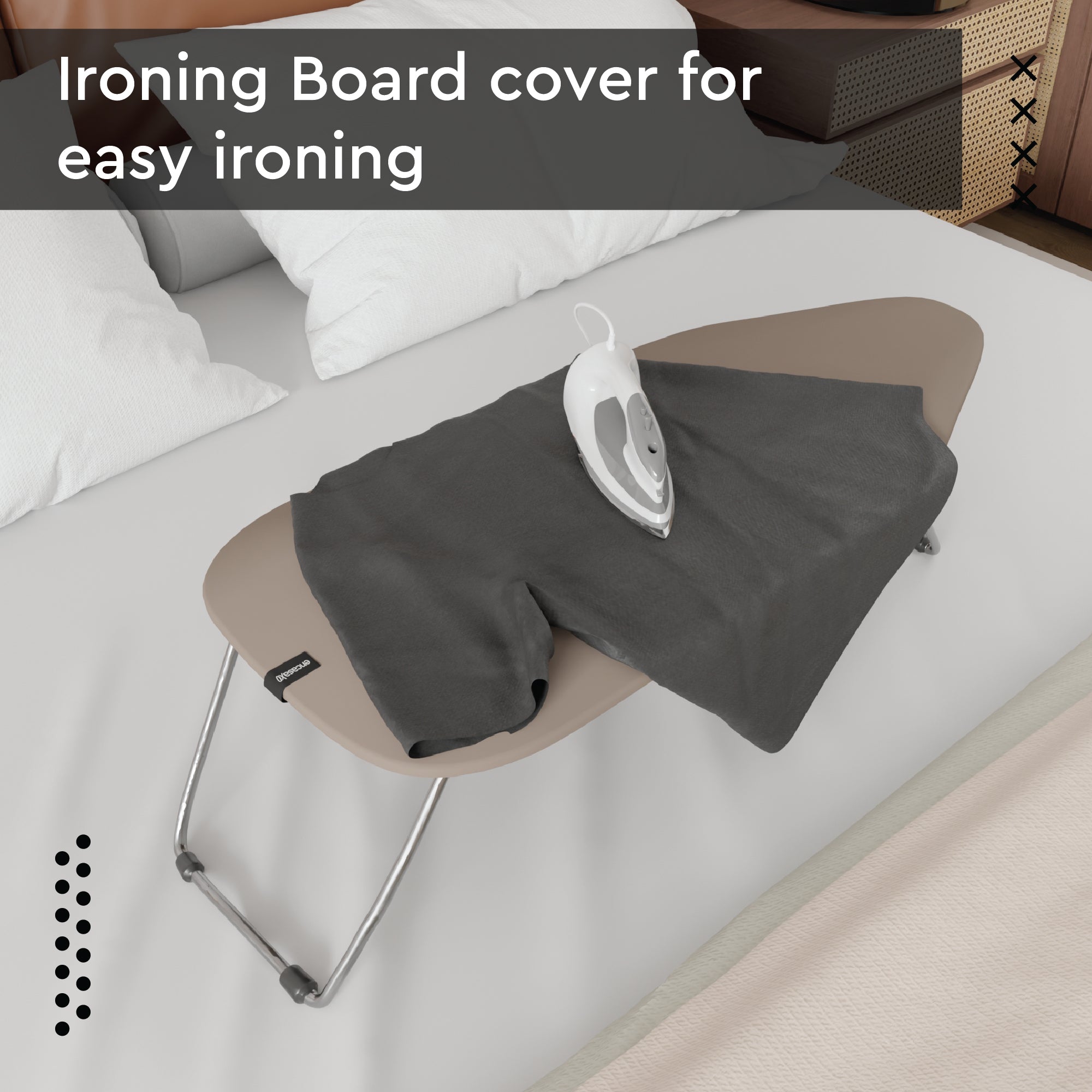 Canvas Beige Ironing Board Cover