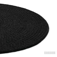 Cotton Black Placemat (Pack of 6)