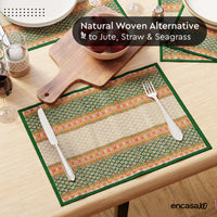 Madur Kathi Green Placemat (Pack of 4)