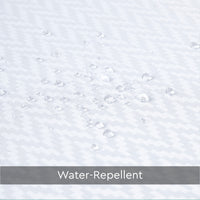 Polyester ZZ White Shower Curtain (Pack of 1)