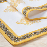Cotton Yellow-01 Table Runner (Pack of 1)