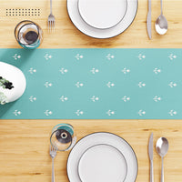 Blackout Buti Teal Table Runner (Pack of 1)