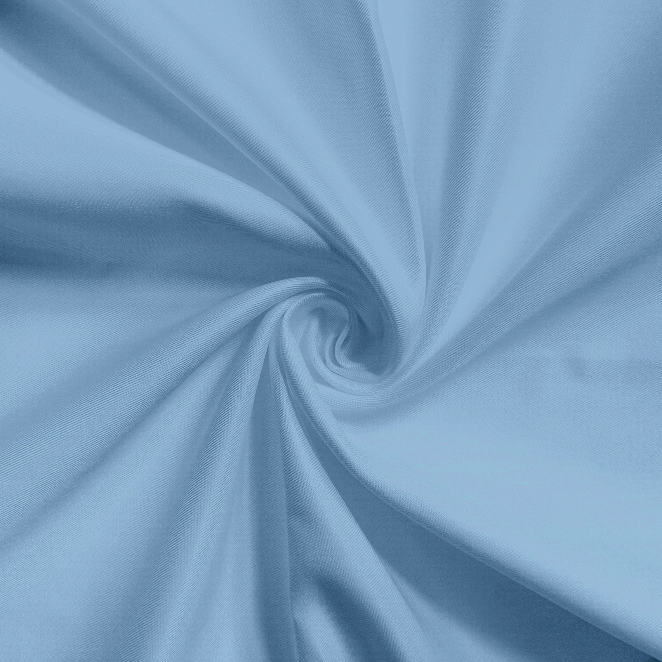 Polyester Blue Curtain (Pack of 2)