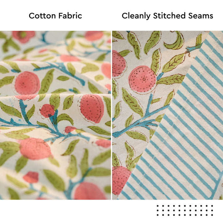 20s Cotton Twill Pink Table Cloth (Pack of 1)