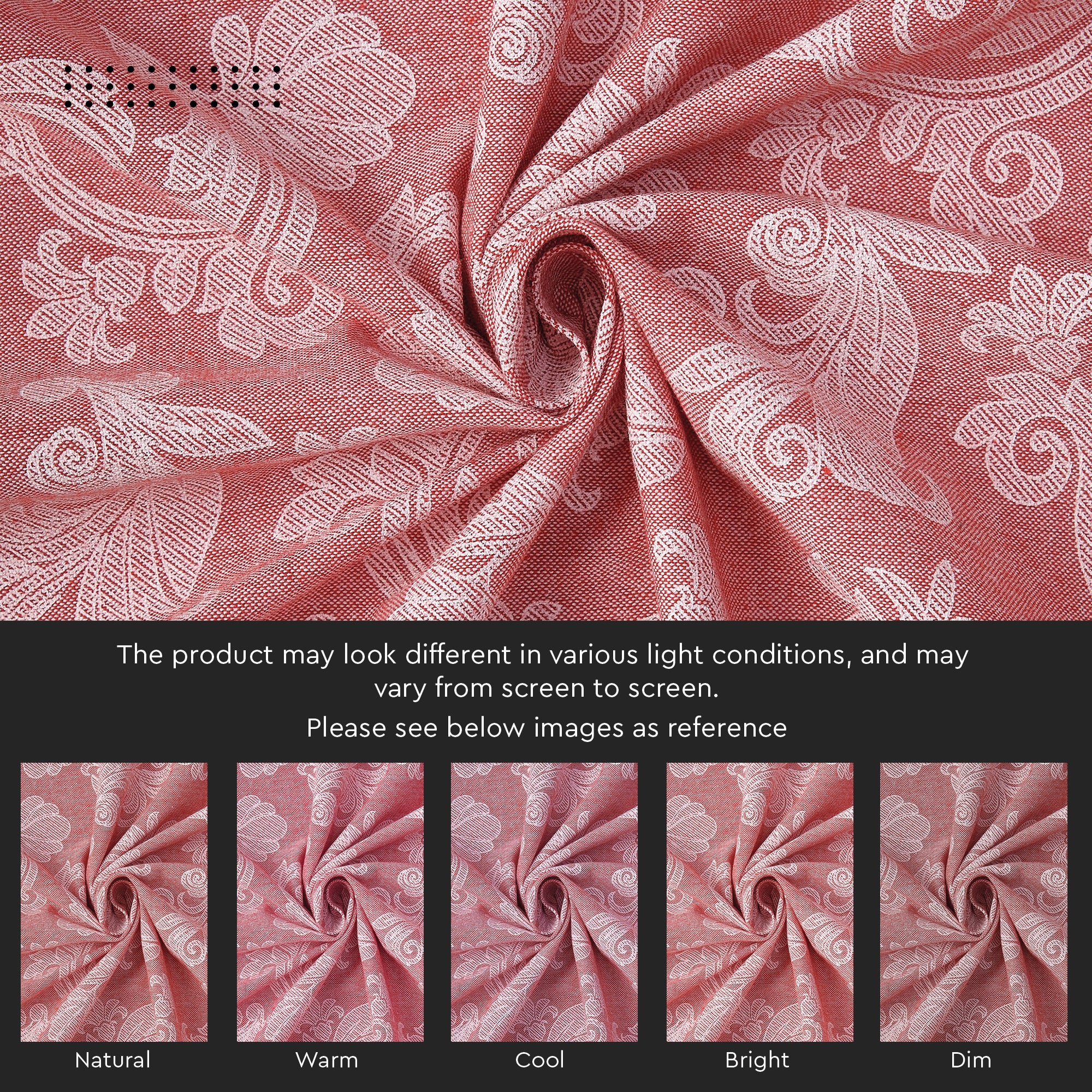 Cotton Red Table Runner (Pack of 1)