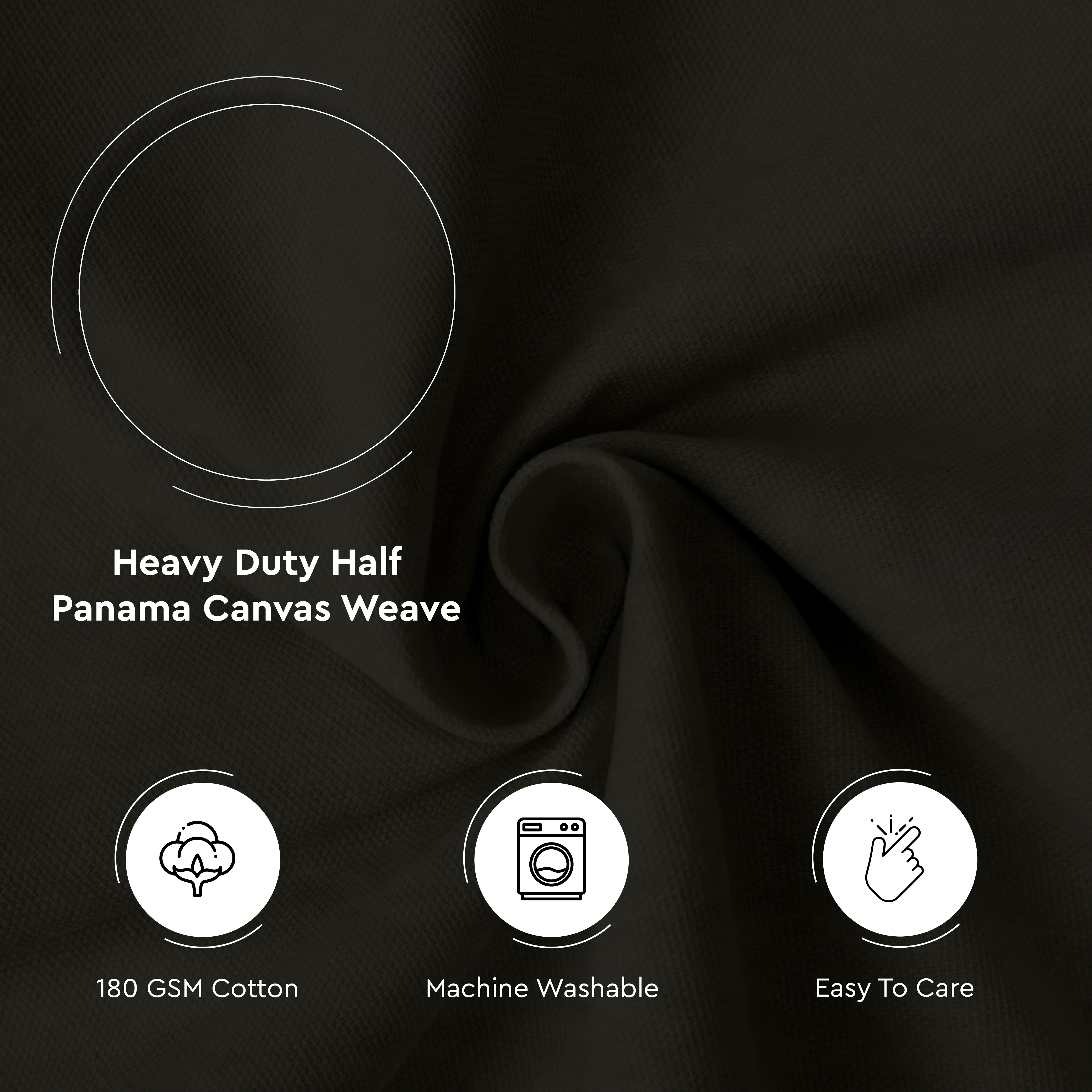 Mercerised Cotton Canvas Fabric, 100x150 cm Wide | Sold by the Metre, Cut to Length | Fabric For Cushions, Sofa Covers, Light Upholstery, Embroidery, Dress Material
