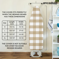 Cotton Buffalo Beige Ironing Board Cover (Pack of 1)
