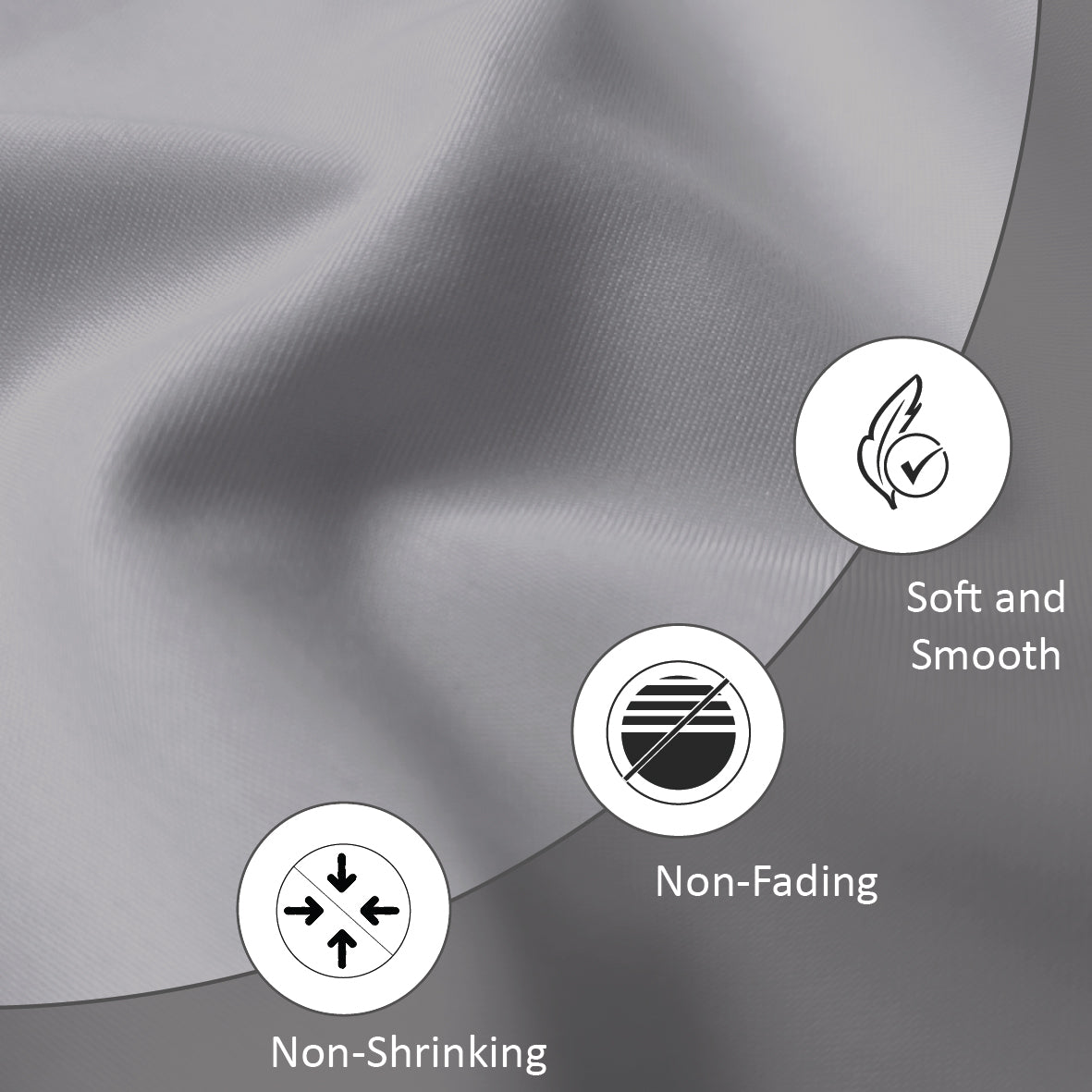 Polyester Fabric 58" (147 cms) - Decorative Soft & Smooth, Rich Satin Polyester Cloth, for Curtains, Cushions, Dress Material. Non-Fading & Non-Shrinking, Washable Cloth