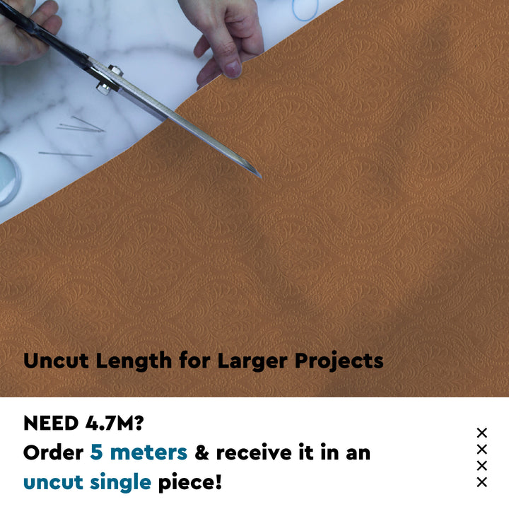 Embossed Velvet Coffee Fabric