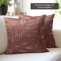 Blackout Polyester Citylight Tan Cushion Cover (Pack of 2)