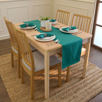 Cotton Emerald Table Napkins (Pack of 12)