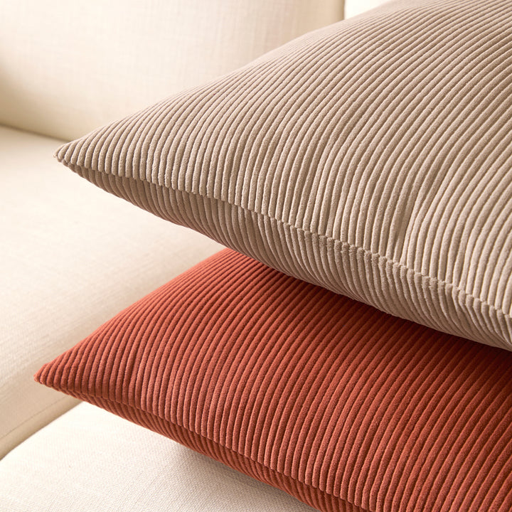Corduroy Brick Cushion Cover