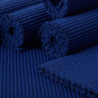 Cotton Solid Blue Placemat (Pack of 6)