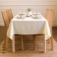 Cotton Natural Table Cloth (Pack of 1)