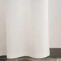 Canvas White Curtain (Pack of 1)